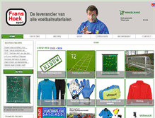 Tablet Screenshot of footbally.nl
